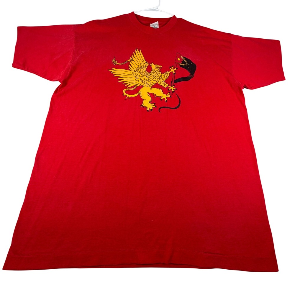Vintage Fruit of the Loom Best Griffin T-Shirt XXL Latin Darkstone Single Stitch